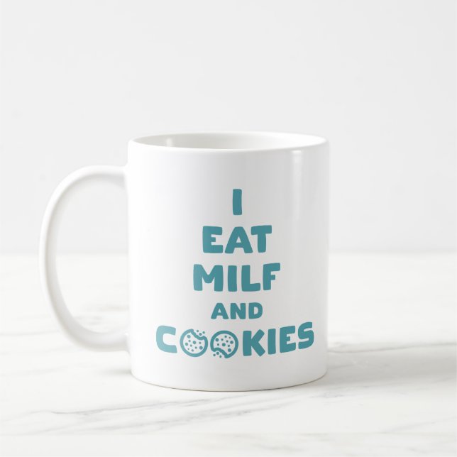Milf Cookie Cravings Confession  Coffee Mug (Left)