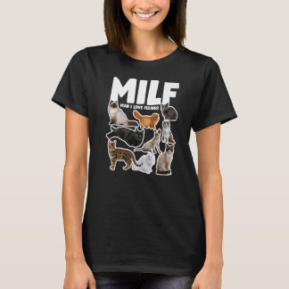 MILF Man I Love Felines Cats Womens Mens Premium T-Shirt