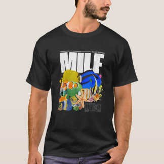MILF Man I Love Fish Funny Fisherman Humour Nature T-Shirt