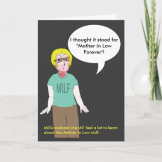 MILF - Mother in Law Forever Apology Card