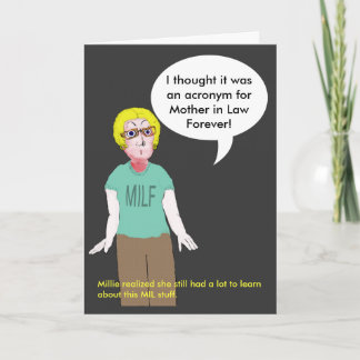 MILF - Mother in Law Forever Card