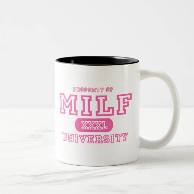MILF University Two-Tone Coffee Mug (Right)