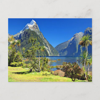 Milford Sound, New Zealand Postcard
