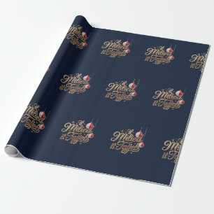 Milied it-Tajjeb Maltese Gold Christmas Wrapping P Paper