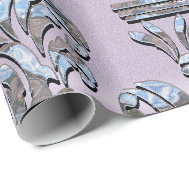 Miliscent Pardiggle Damask Wrapping Paper (Roll Corner)