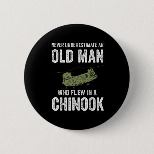 Military Aircraft Collection By Zynx An Old Man Wh 6 Cm Round Badge