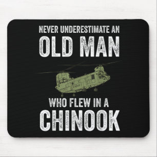 Military Aircraft Collection By Zynx An Old Man Wh Mouse Pad