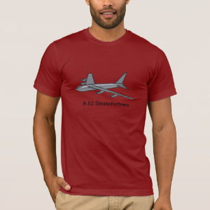 Military AirForce B-52 Bomber Aircraft In Flight T-Shirt
