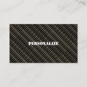 Military Armed Forces Recruiter Camo Gun Black Hue Business Card