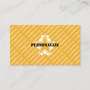 Military Armed Forces Recruiter Confidential Corp Business Card