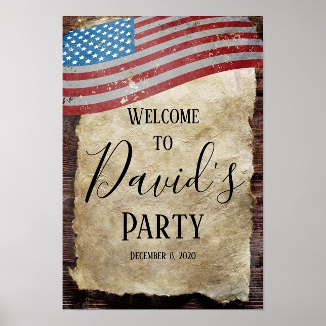 Military, Army, any party, welcome sign (Front)