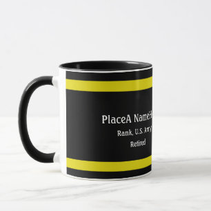 Military Army Defence emblem personalise Mug