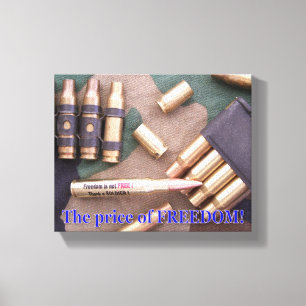 Military Army Navy Air Force Marines Veterans Vets Canvas Print