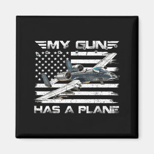 Military Attack Jet Close Air Support Aircraft Has Magnet