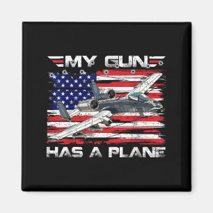 Military Attack Jet Close Air Support Aircraft Has Magnet