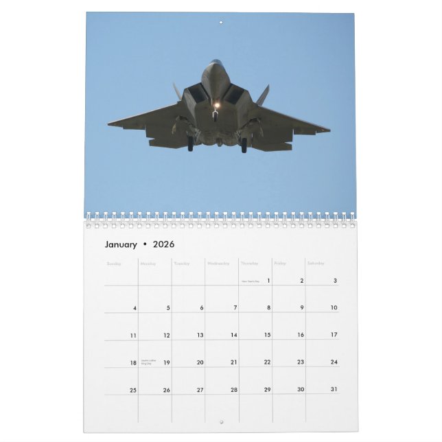 Military Aviation Calendar (Jan 2026)