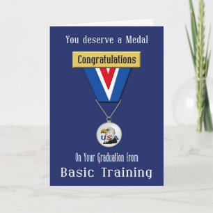 Military Basic Training Congratulations Card