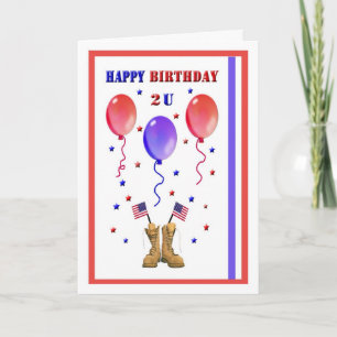 Military Birthday Card