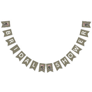 Military Boots Themed Bridal Shower Decorations Bunting