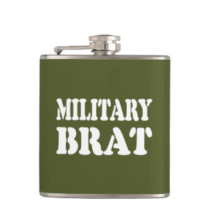 MILITARY BRAT HIP FLASK