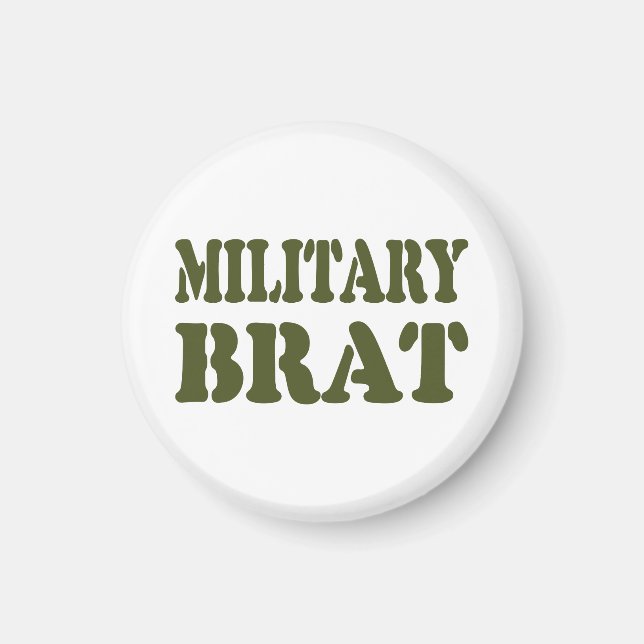 MILITARY BRAT MAGNET (Front)