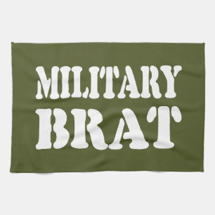 MILITARY BRAT TEA TOWEL