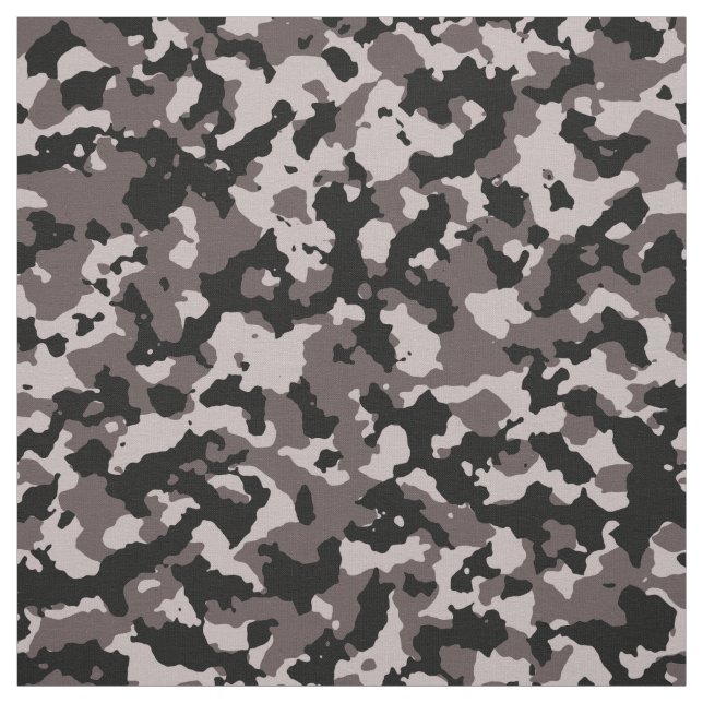 Military Brown Camouflage Pattern Fabric (Swatch)