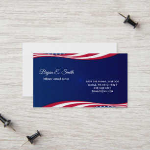 Military Business Card