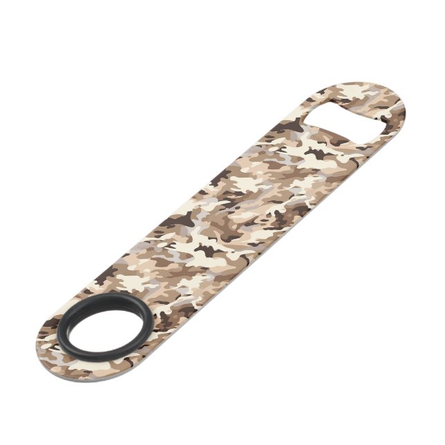 Military Camo Bottle Opener (Back Angled)