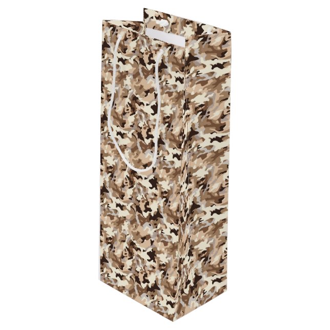 Military Camo Gift Bag (Front Angled)
