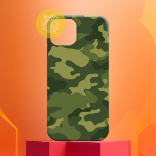 Military Camo Pattern Case-Mate iPhone 14 Case