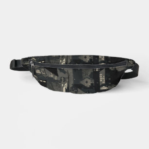 Military Camo Pattern Urban Environments Bum Bags