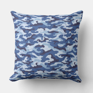 Military Camo Print Accent Pillow