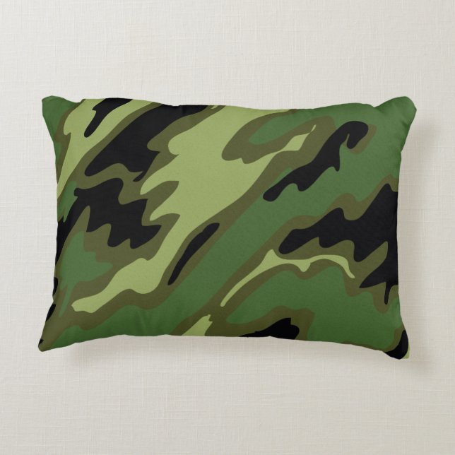 Military Camouflage Decorative Cushion (Back)