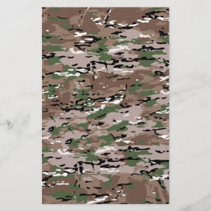 Military Camouflage Fabric Stationery