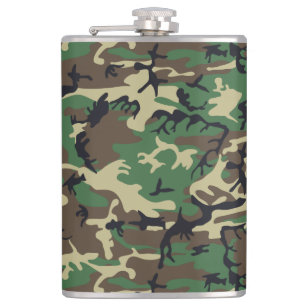 Military Camouflage Hip Flask
