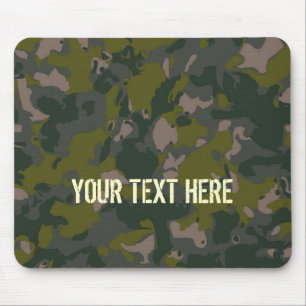 Military camouflage mouse pad