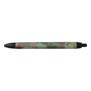 Military Camouflage Pattern (Armed Forces) Black Ink Pen