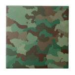 Military Camouflage Pattern (Armed Forces) Ceramic Tile<br><div class="desc">This design features a texture in the style of army camouflage, reassembling the the battledress of a soldier in a modern army. Military camouflage patterns have been popular in fashion and art from as early as the turn of the 20th century. Many major fashion designers have made use of camouflage's...</div>