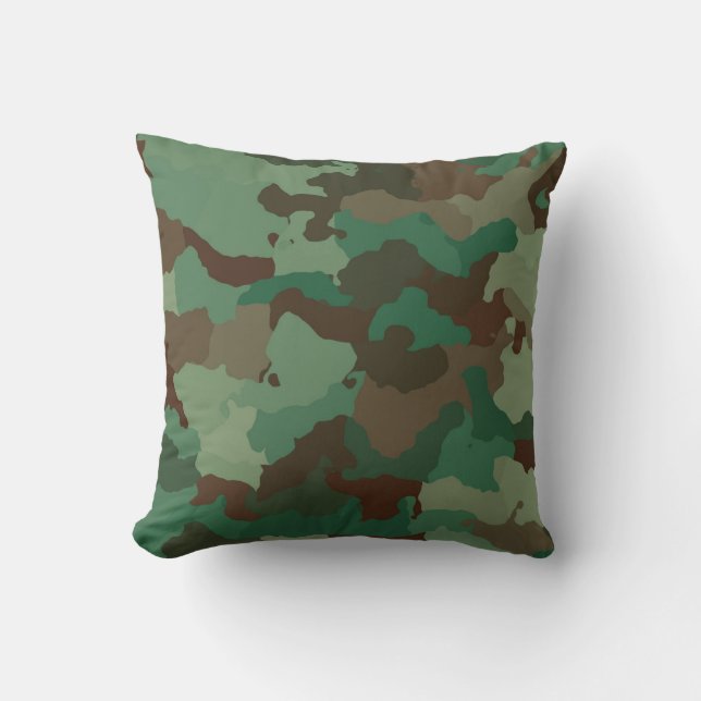 Military Camouflage Pattern (Armed Forces) Cushion (Front)