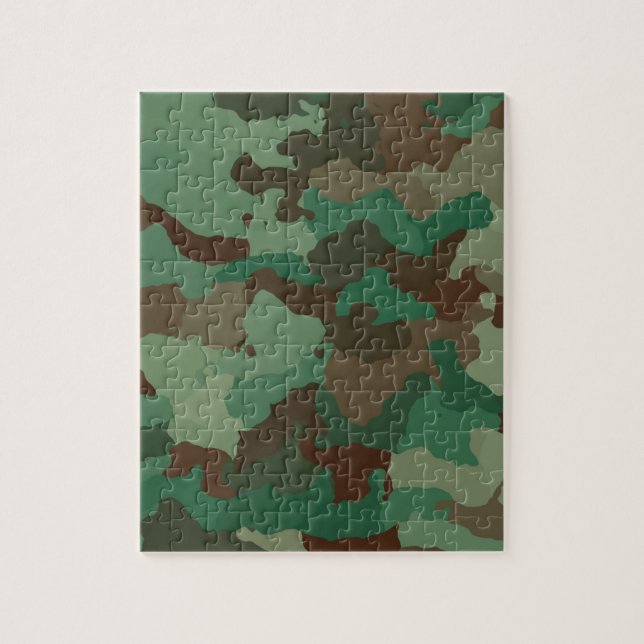 Military Camouflage Pattern (Armed Forces) Jigsaw Puzzle (Vertical)