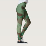 Military Camouflage Pattern (Armed Forces) Leggings<br><div class="desc">This design features a texture in the style of army camouflage, reassembling the the battledress of a soldier in a modern army. Military camouflage patterns have been popular in fashion and art from as early as the turn of the 20th century. Many major fashion designers have made use of camouflage's...</div>