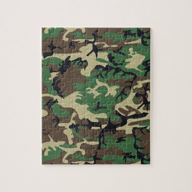 Military Camouflage Puzzle (Vertical)