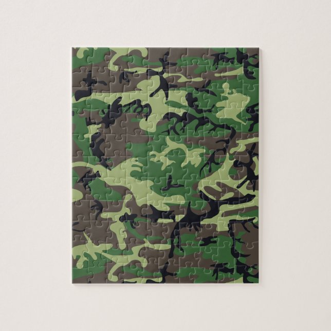 Military Camouflage Puzzle (Vertical)