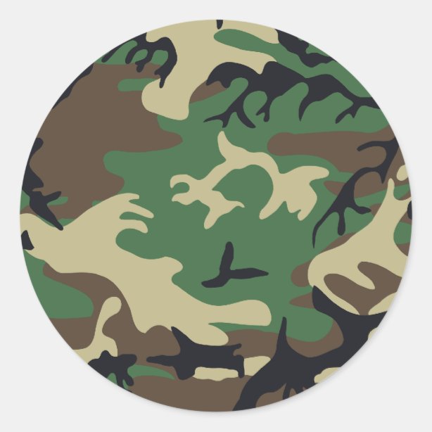 Camo Stickers Zazzle AU