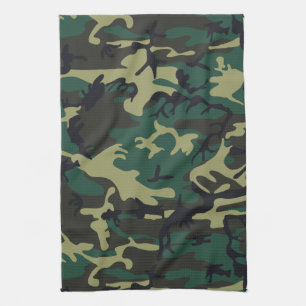 Military Camouflage Tea Towel