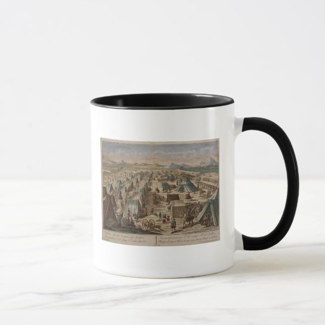 Military camp, c.1780 mug (Right)