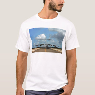 Military cargo plane landing T-Shirt