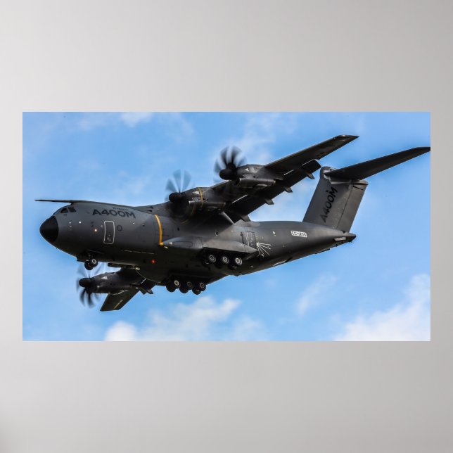 Military Cargo Plane Poster (Front)