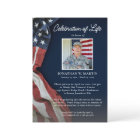 Military Celebration of Life Photos USA Flag
